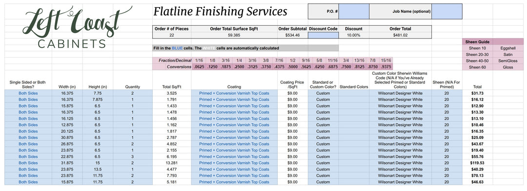 Invoice for P.O. 1505