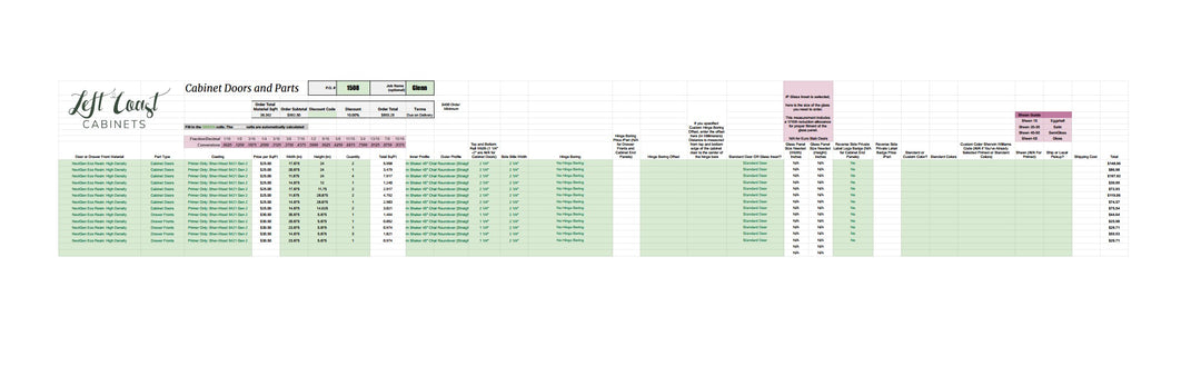 Invoice for P.O. 1508