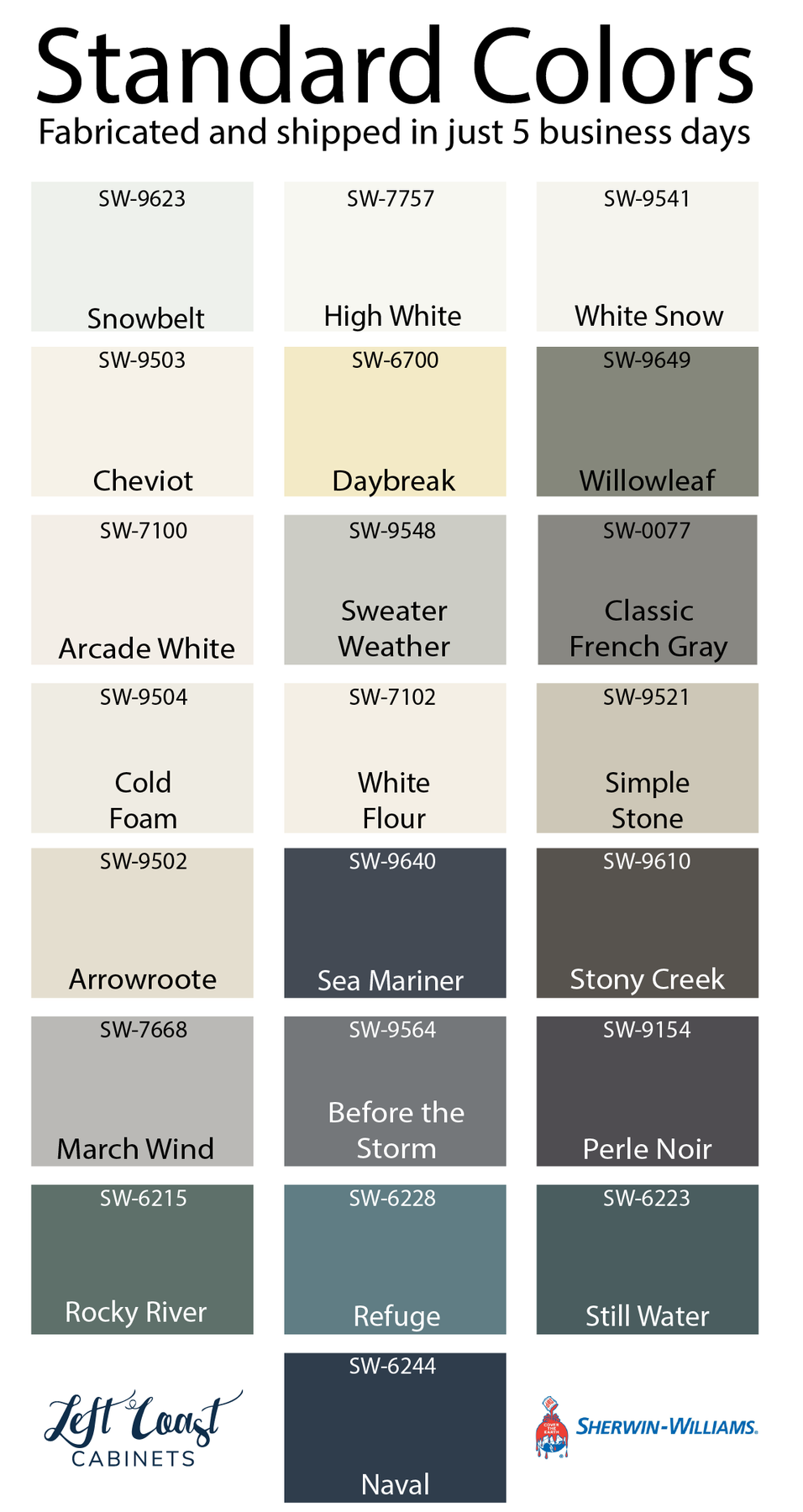 Door Sample – Left Coast Cabinets